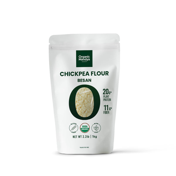 Organic Mandya Chickpea Flour 1 kg (Gram Flour)