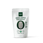 Organic Mandya White Lentils 1 Kg - Premium Split Black Gram Dal